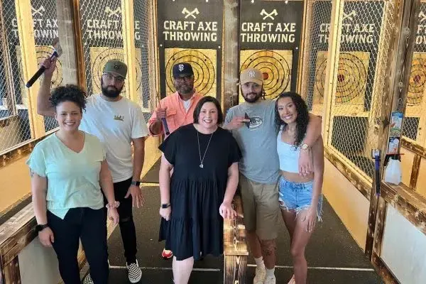 1.5 hours axe throwing session in Springfield