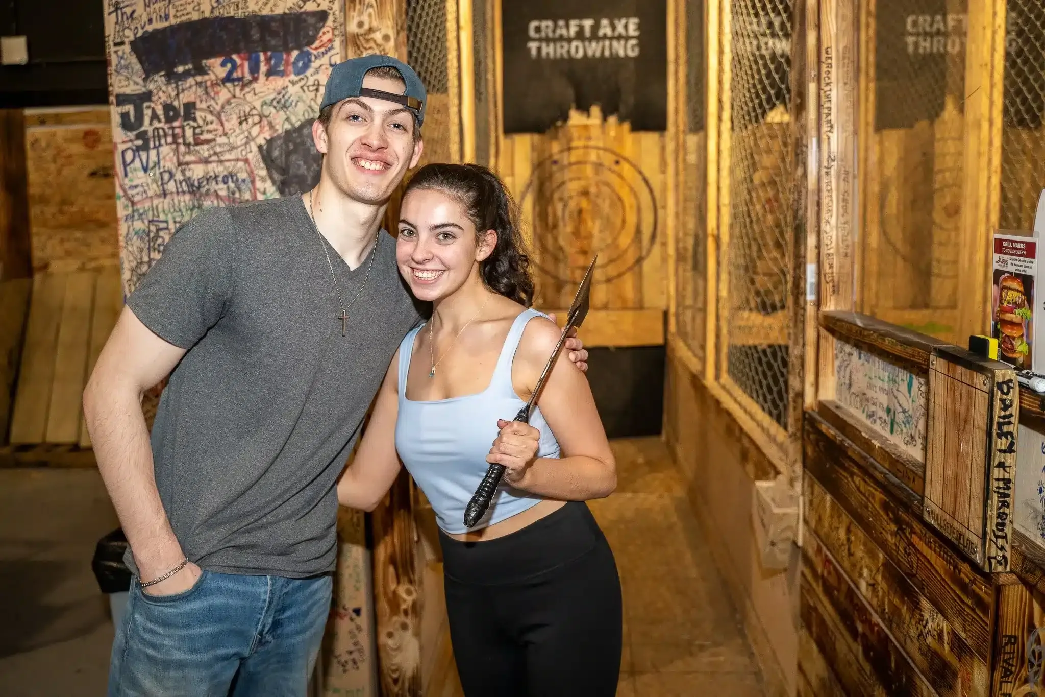 45 min axe throwing session in Springfield